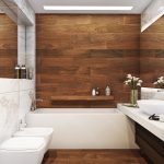 dizajn vannoj pod derevo 1 150x150 - Дизайн ванной комнаты под дерево: +70 фото