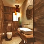 dizajn vannoj pod derevo 17 150x150 - Дизайн ванной комнаты под дерево: +70 фото