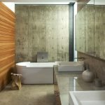 dizajn vannoj pod derevo 22 150x150 - Дизайн ванной комнаты под дерево: +70 фото
