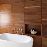 dizajn vannoj pod derevo 25 150x150 - Дизайн ванной комнаты под дерево: +70 фото