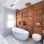 dizajn vannoj pod derevo 27 150x150 - Дизайн ванной комнаты под дерево: +70 фото