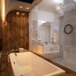 dizajn vannoj pod derevo 41 150x150 - Дизайн ванной комнаты под дерево: +70 фото