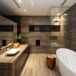 dizajn vannoj pod derevo 5 150x150 - Дизайн ванной комнаты под дерево: +70 фото
