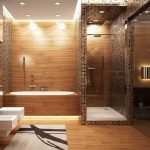 dizajn vannoj pod derevo 9 150x150 - Дизайн ванной комнаты под дерево: +70 фото