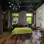 dizajn spalni v stile loft 60 150x150 - Спальня в стиле лофт: дизайн интерьера