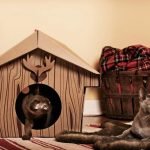 Декоративный домик для кошки