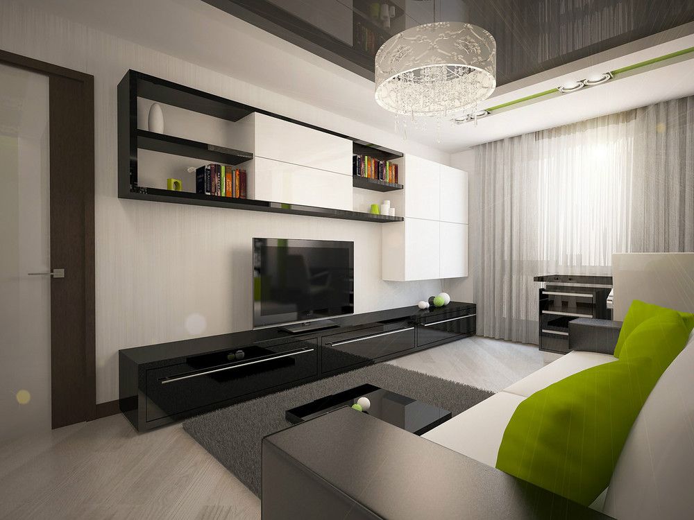Современный дизайн однокомнатной квартиры - фото примеры