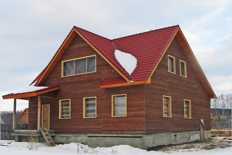 Бубновая красная крыша