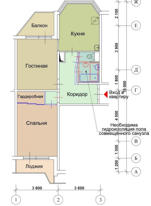 Планировка пятиэтажек хрущевок 3 комнаты