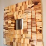 Рама для зеркала из деревянных брусков