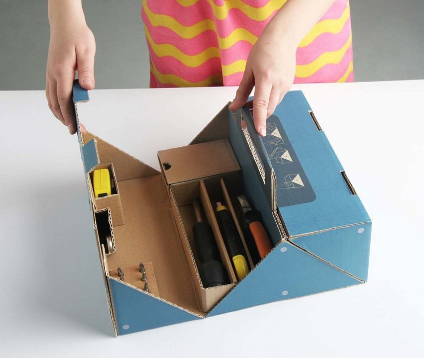 Набор инструментов для мебели из картона