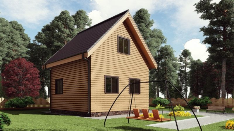 Комфортная планировка дома 6 на 6: проекты с чертажами +75 фото
