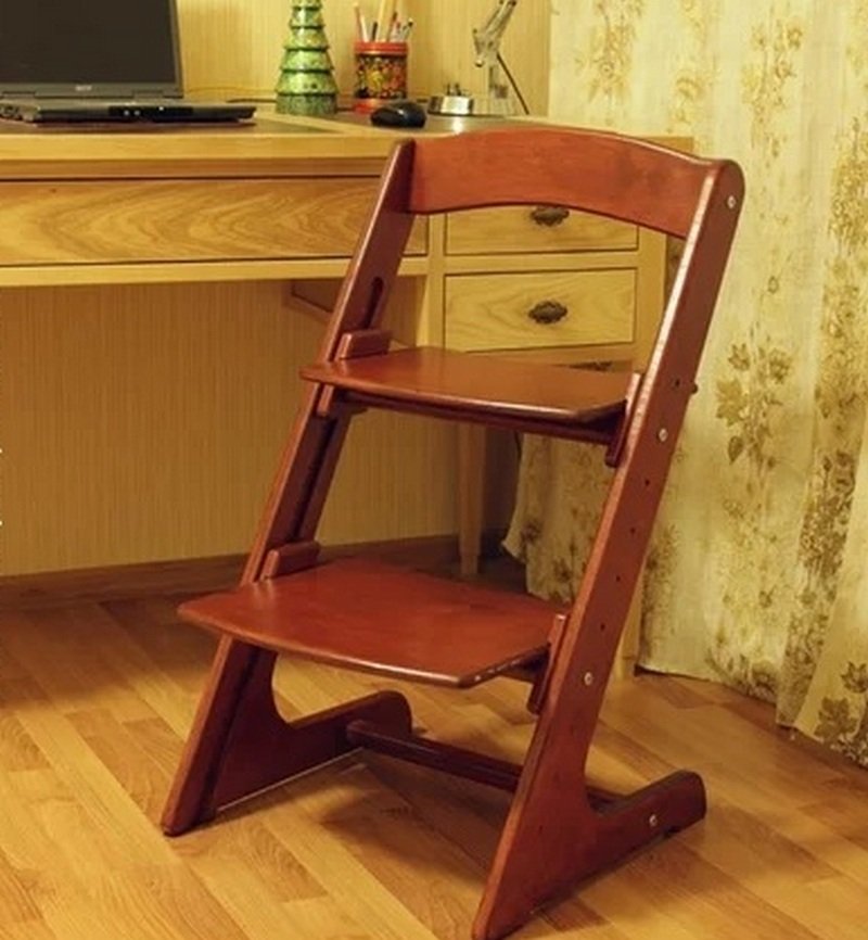 Детский стул с изменяющейся высотой