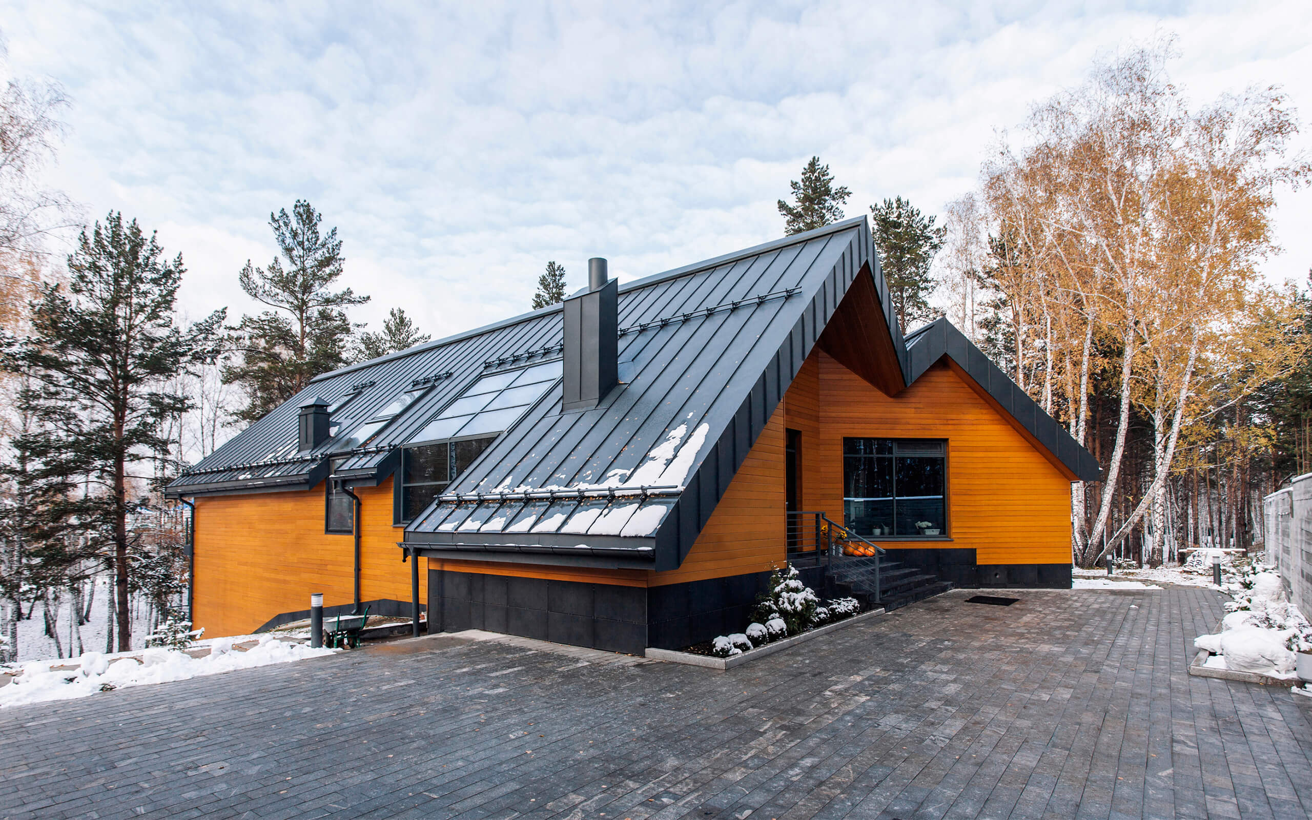 Экстерьер частного дома в скандинавском стиле