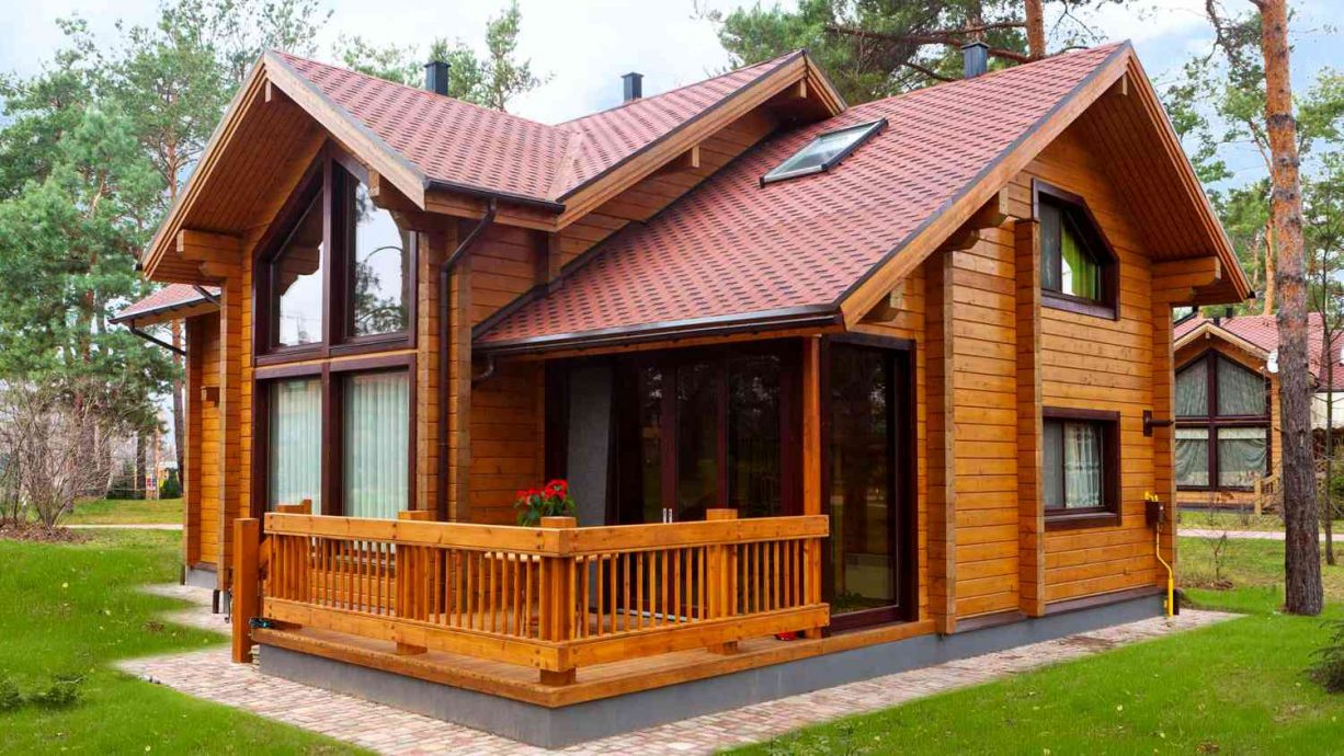 Дизайн в деревянном небольшом доме