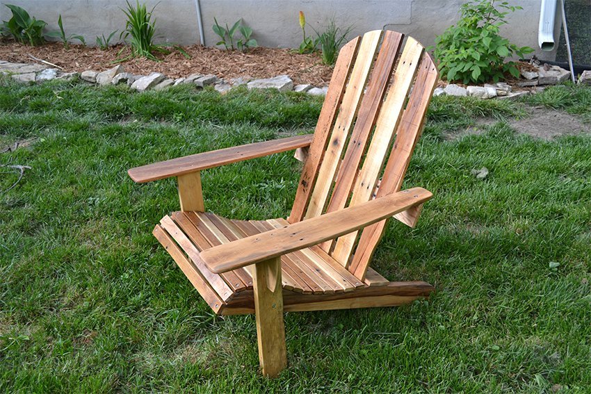 деревянное кресло для дачи своими руками