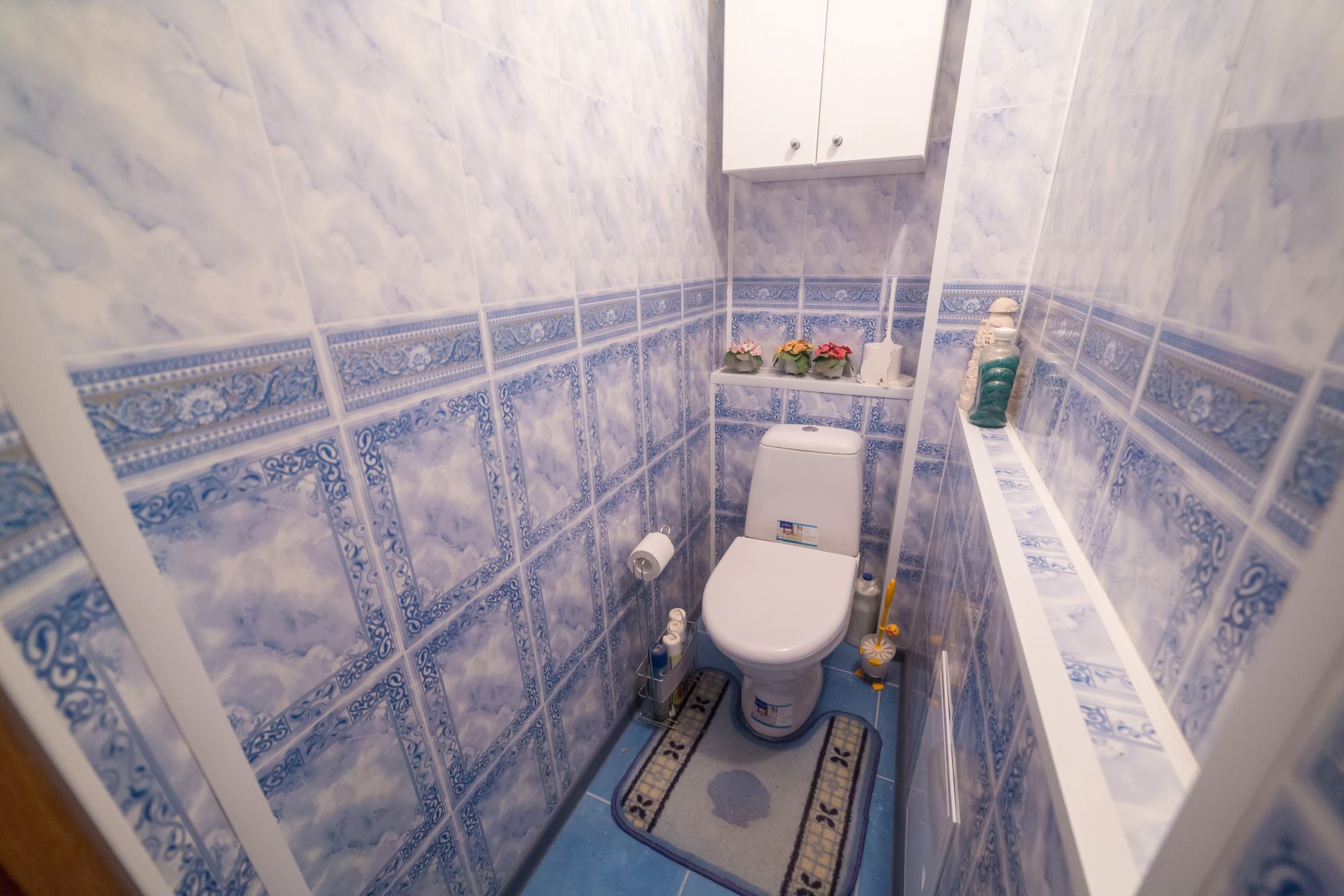 otdelka tualeta plastikovymi panelyami1 - Отделка туалета пластиковыми панелями
