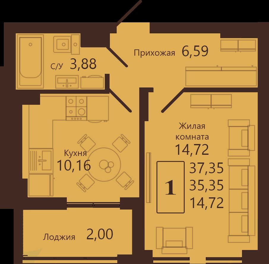 planirovka 3 komnatnoj kvartiry 63 - Планировка 3 комнатной квартиры (100 фото)