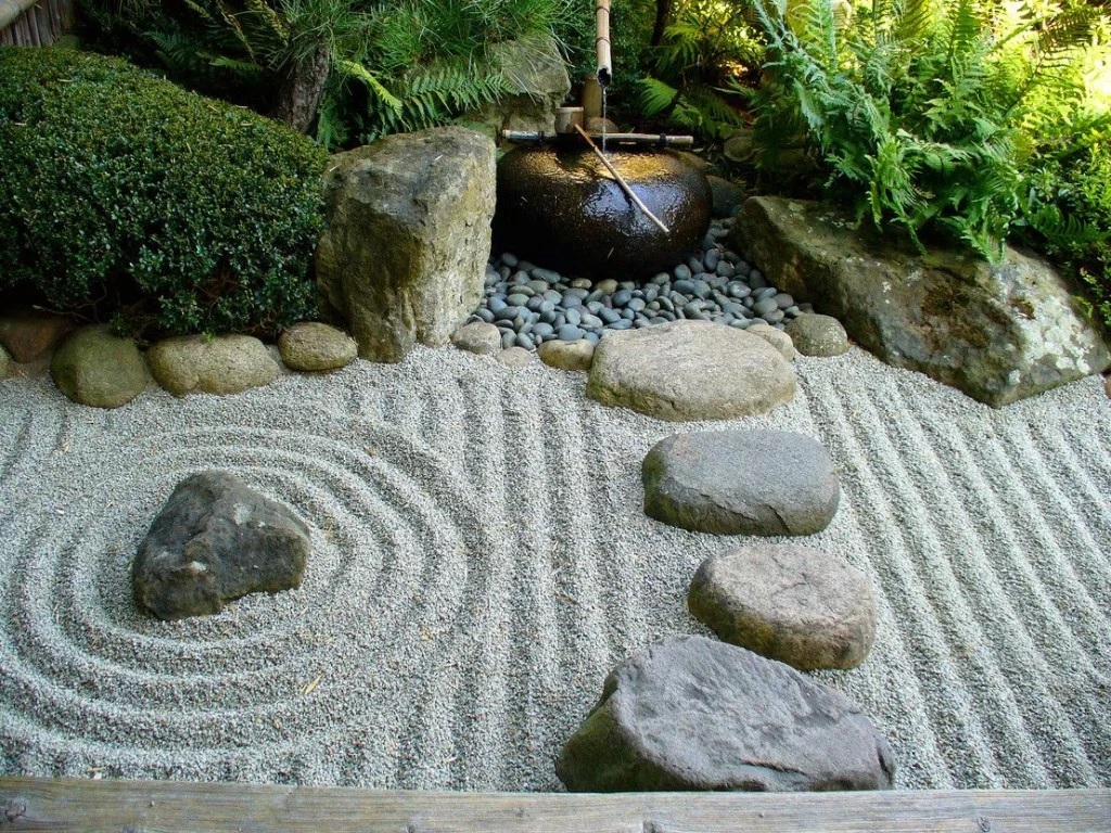 Как сделать миниатюрный сад камней