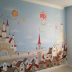 rospis sten v detskoj3 150x150 - Декорирование стен в детской комнате ( 50 фото )