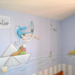 rospis sten v detskoj52 150x150 - Декорирование стен в детской комнате ( 50 фото )